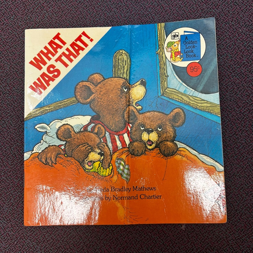 Vintage Golden Look Look Book What Was That! 1977 Geda Bradley Matthews Kid Book